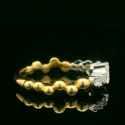 0.63CTW Elegant Gold and Diamond Ring