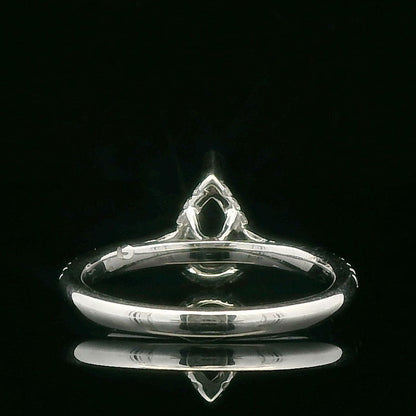 0.24CTW Elegant Teardrop Ring