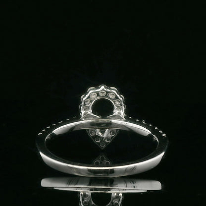 0.40CTW Elegant White Gold Ring with Diamonds