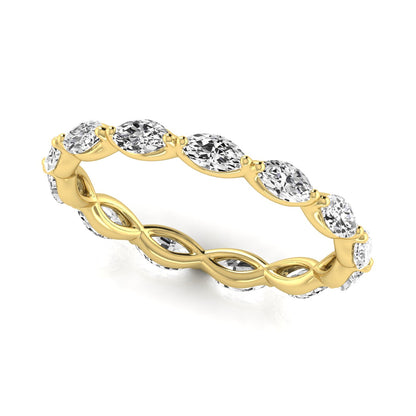 Marquise Cut Eternity Bands