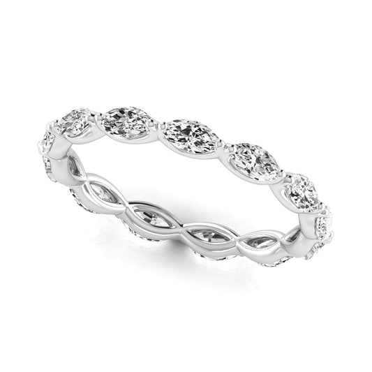 Eternity Band - Marquise- wht gold