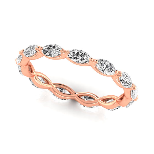 Eternity Band - Marquise- rose gold