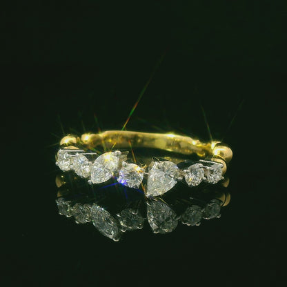 0.63CTW Elegant Gold and Diamond Ring