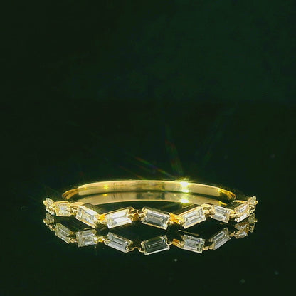 0.27CTW Elegant Gold Diamond Ring