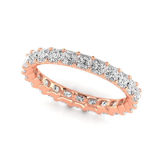 Eternity Band - Princess -rose gold